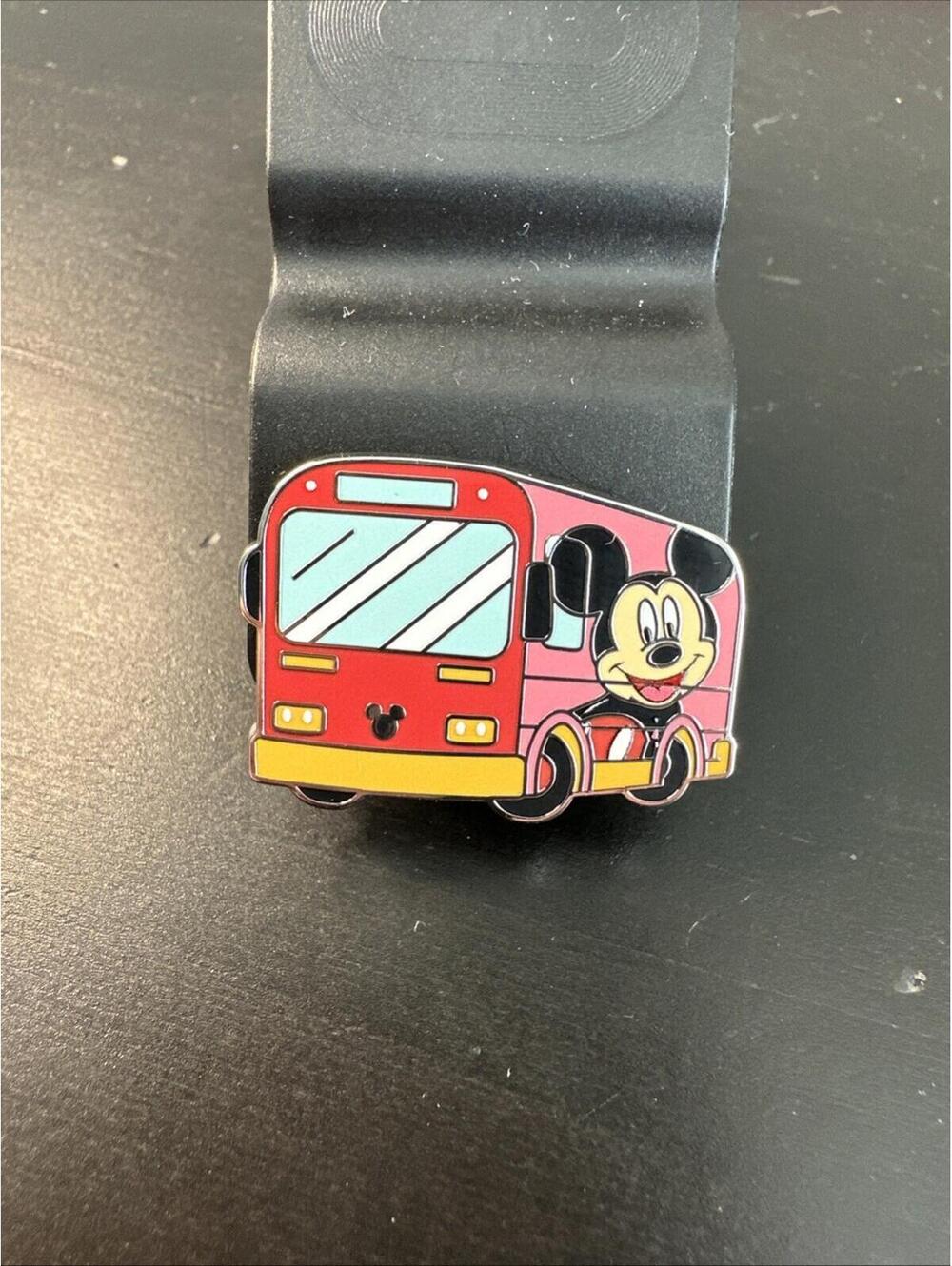 2026 Disney WDW Transportation Bus Hidden Mickey Mouse Cast Trading Pin